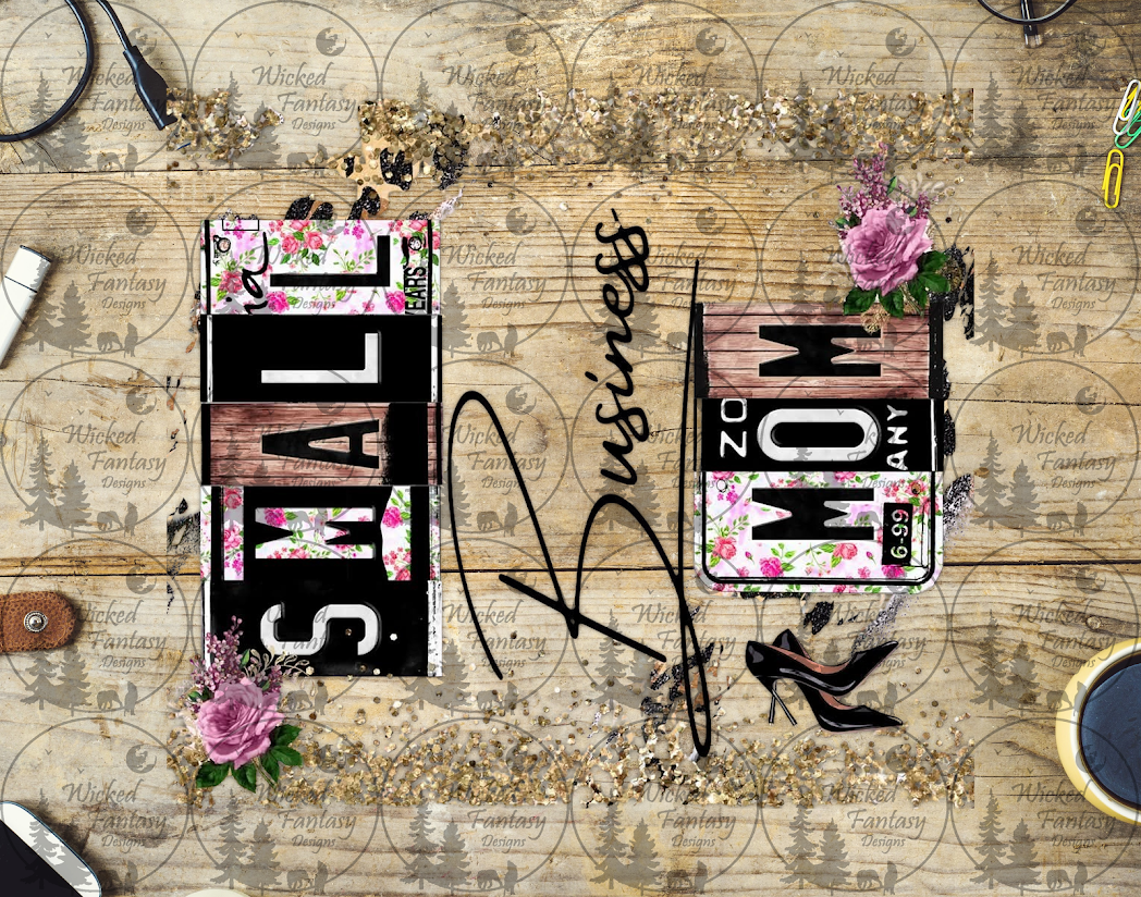 UVDTF Small Business Mom 20oz 30oz 10"x10" Element