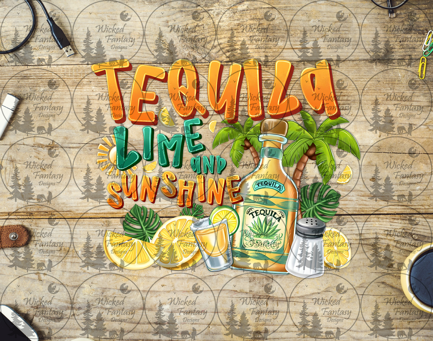 UVDTF Tequila Lime and Sunshine