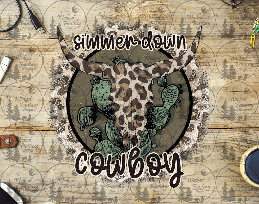 UVDTF Simmer Down Cowboy