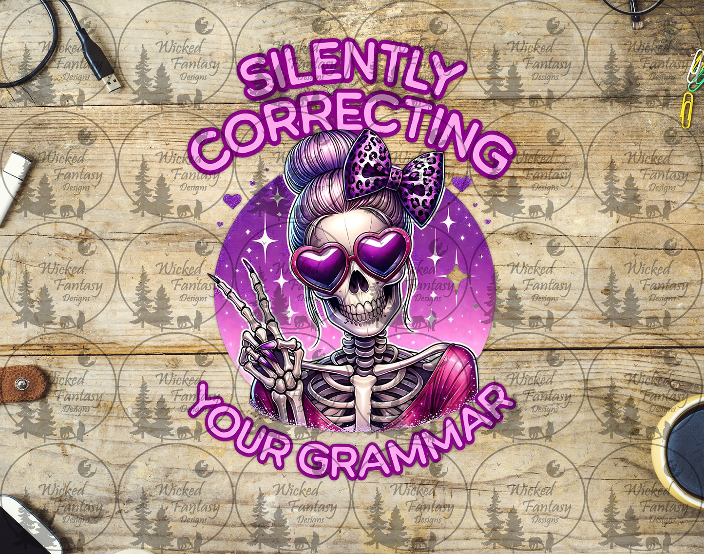 UVDTF Silently Correcting Your Grammar