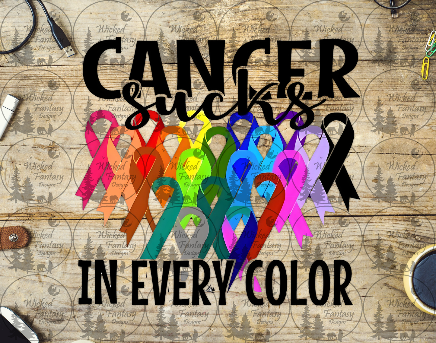 UVDTF Cancer Sucks in Every Color