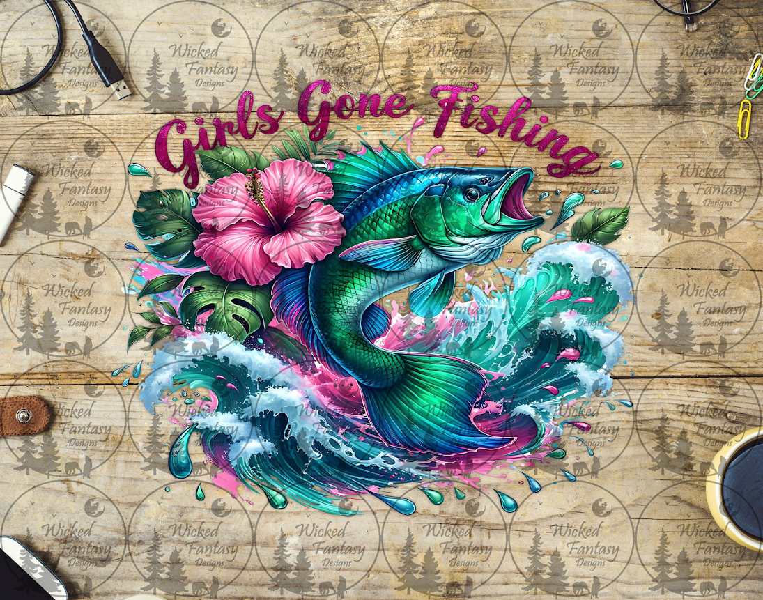 UVDTF Girls Gone Fishing