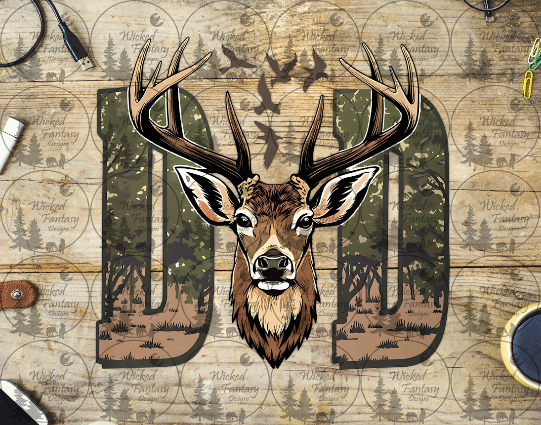 UVDTF Dad Hunting Bucks
