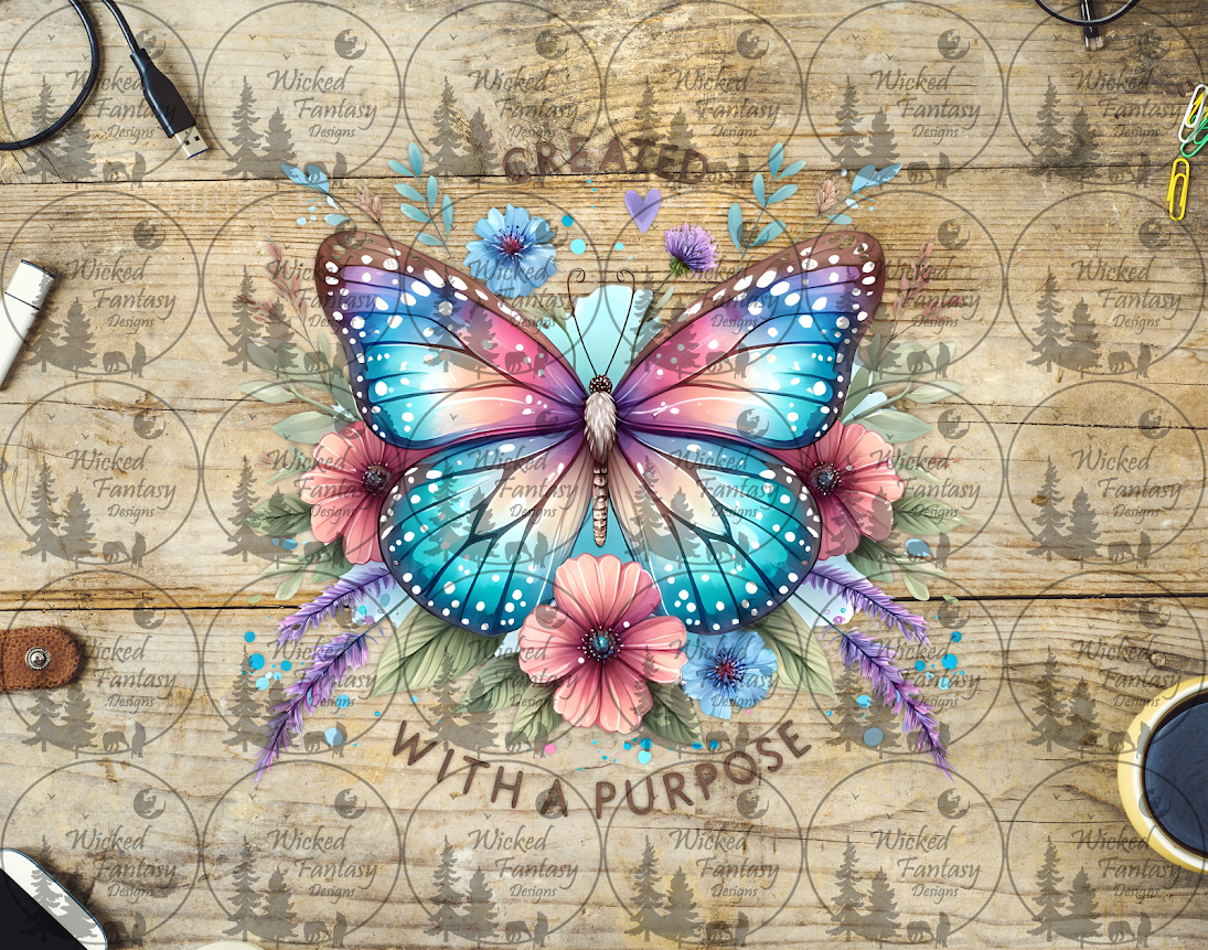 UVDTF Created with a Purpose Butterfly