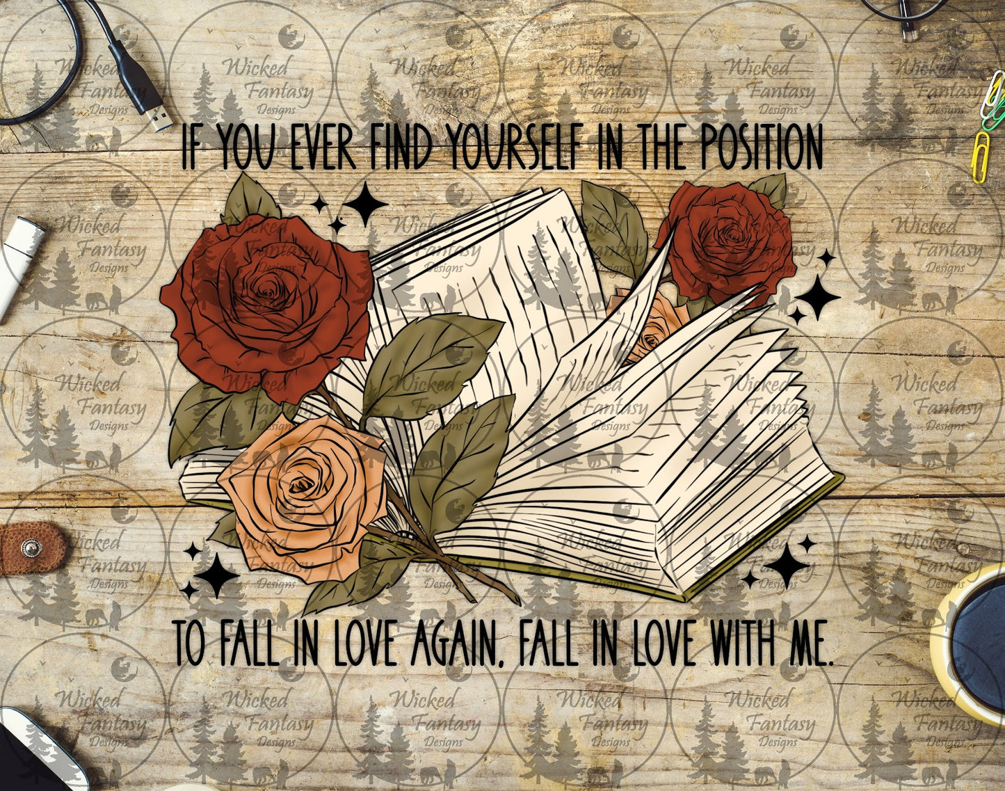 UVDTF If You Ever Find Yourself in the Position to Fall in Love Again Book