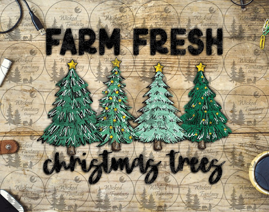UVDTF Farm Fresh Christmas Trees