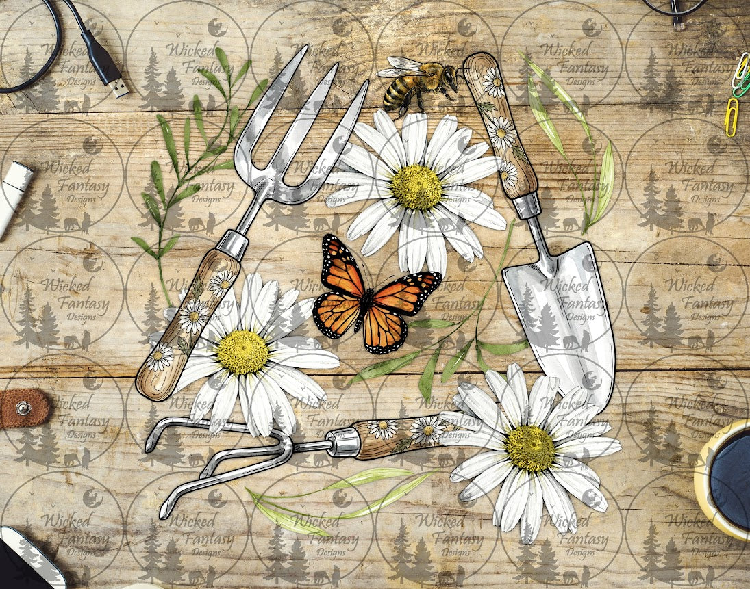 UVDTF Daisy Gardening