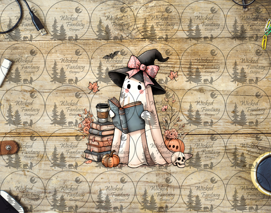 UVDTF Ghost Kid Reading Book