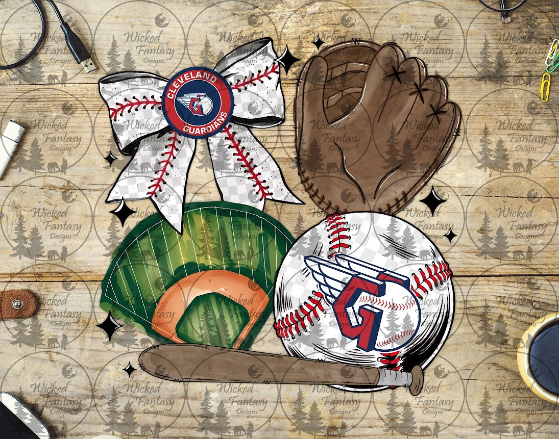 UVDTF Coquette Baseball Cleveland