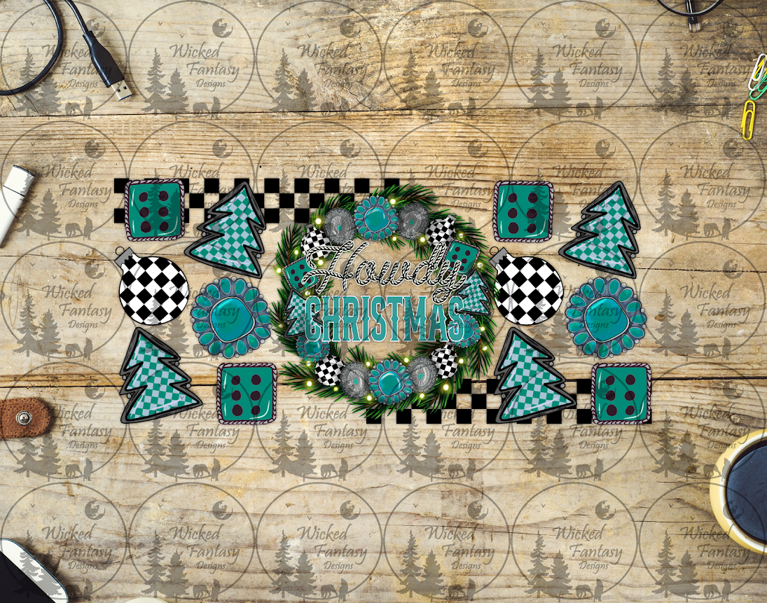 UVDTF Howdy Christmas 16oz 40oz