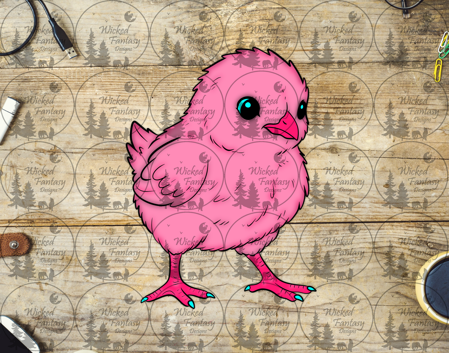 UVDTF Pink Chick