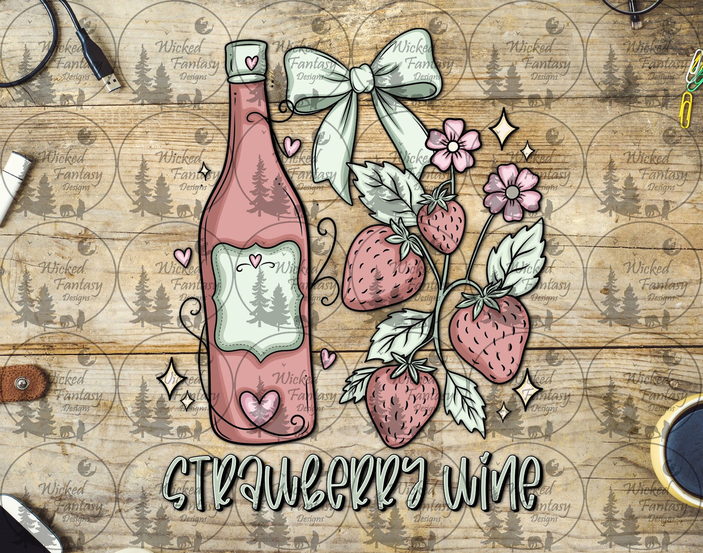 UVDTF Strawberry Wine