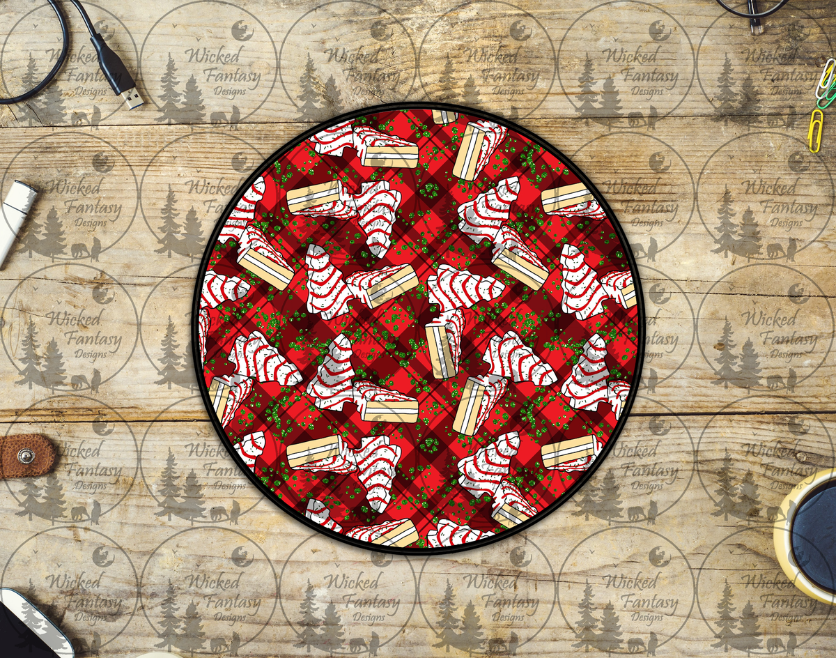 UVDTF Christmas Cakes Circle