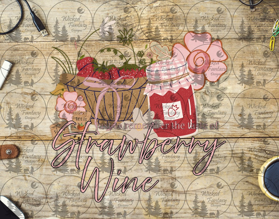 UVDTF Just to Remember the Taste of Strawberry Wine