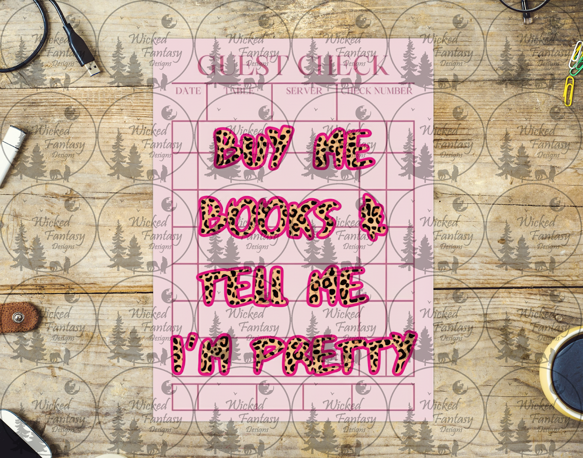 UVDTF Buy Me Books and Tell Me I'm Pretty