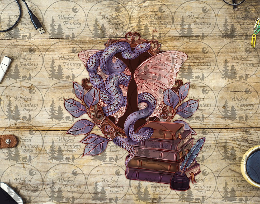 UVDTF Dark Academia Snake and Books