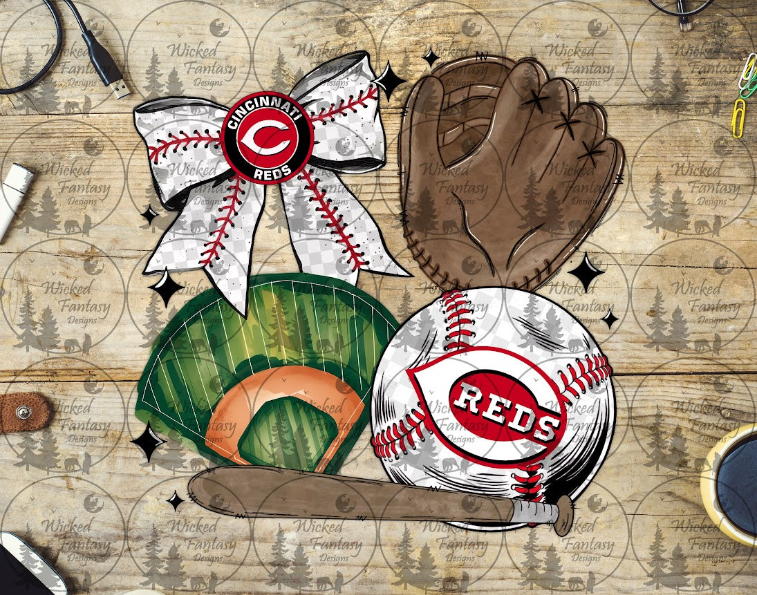 UVDTF Coquette Baseball Cincinnati