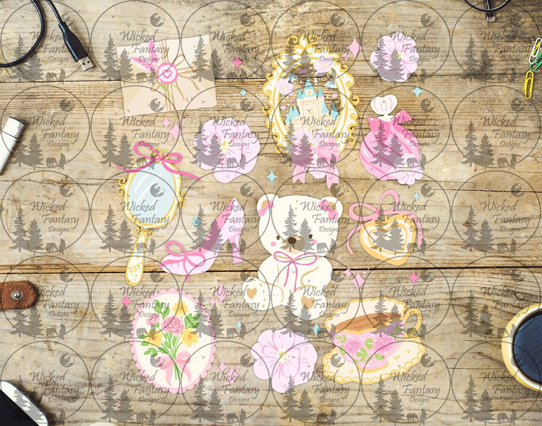 UVDTF Heirloom Princess Trinkets 7x9"