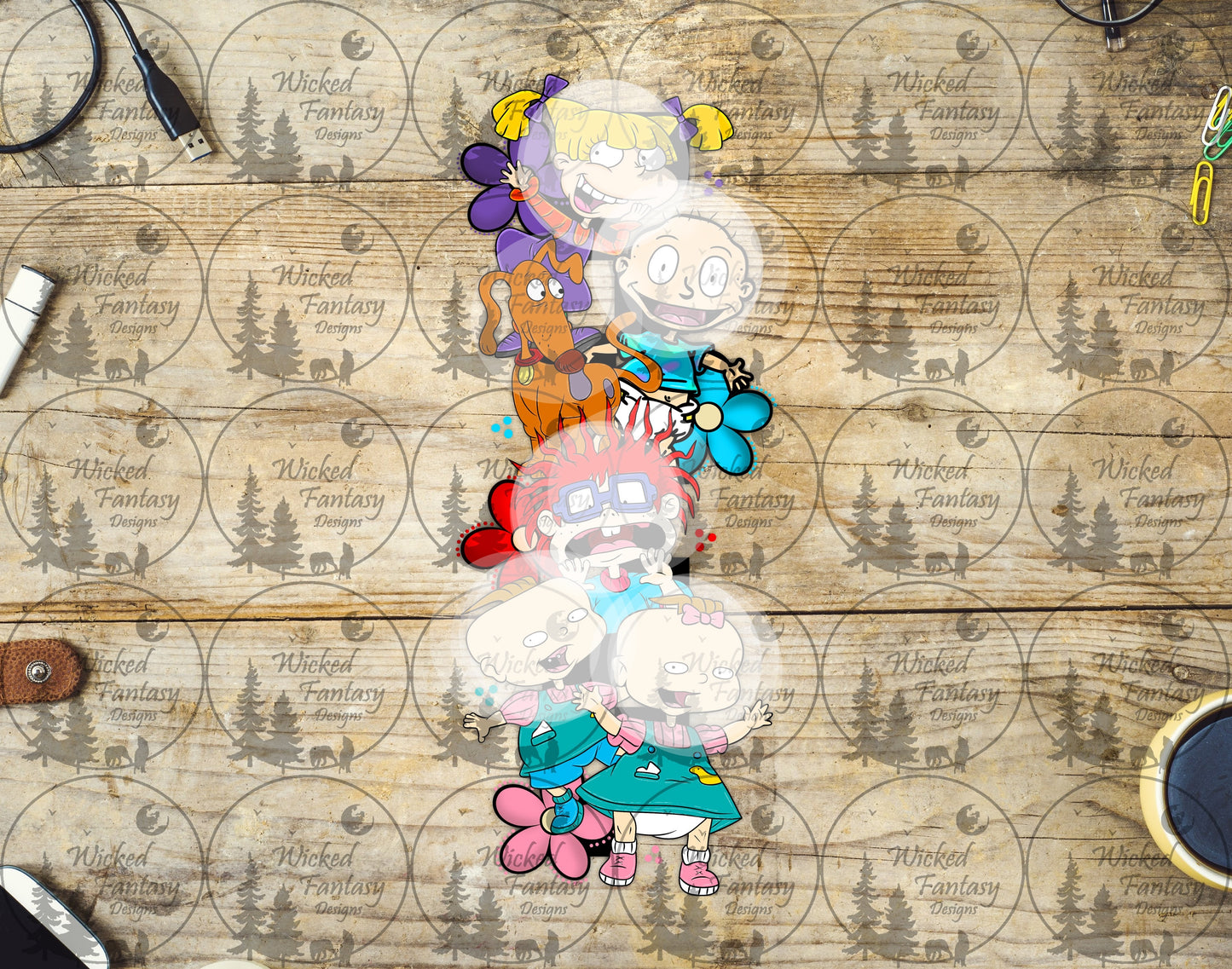 UVDTF 90s Babies Pen Wrap Bookmark Bundle