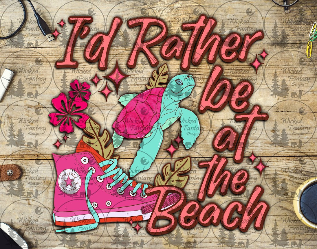 UVDTF I'd Rather Be at the Beach