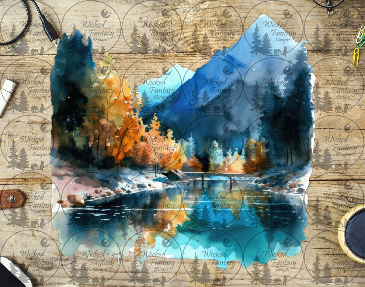 UVDTF Mountain Valley Stream