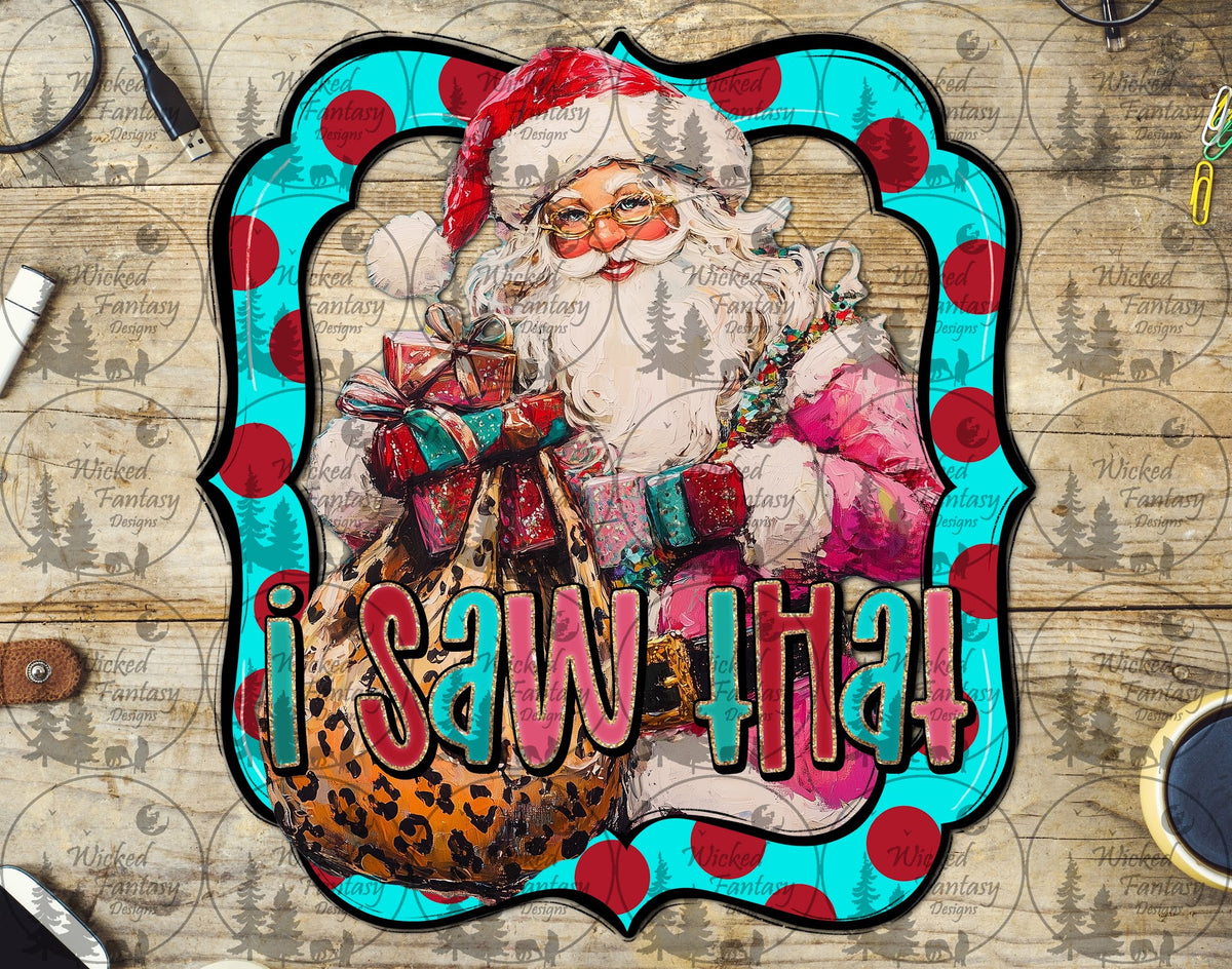 UVDTF I Saw That Santa
