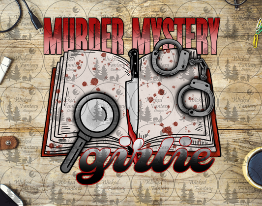 UVDTF Murder Mystery Book Girlie
