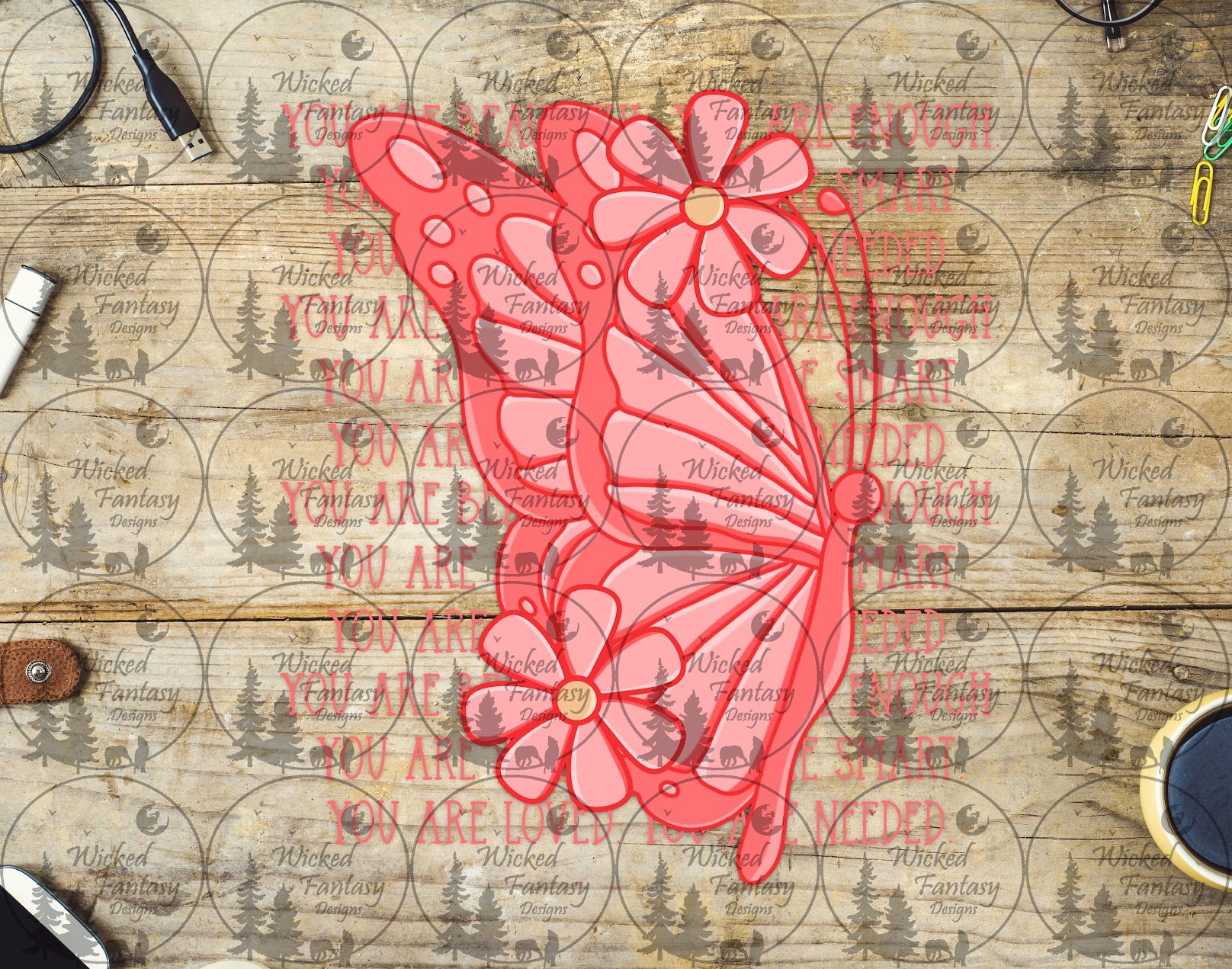 UVDTF You are Enough You Are Loved You are Needed – Wicked Fantasy Designs