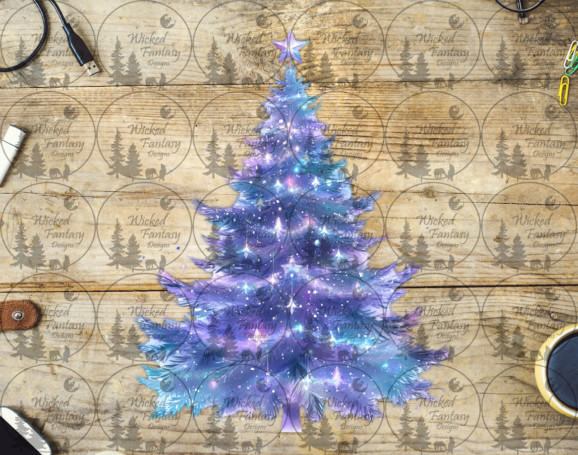 UVDTF Lavender Christmas Tree