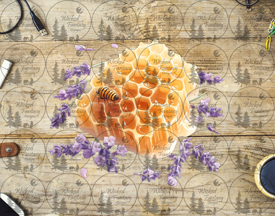 UVDTF Honeycomb and Lavender – Wicked Fantasy Designs