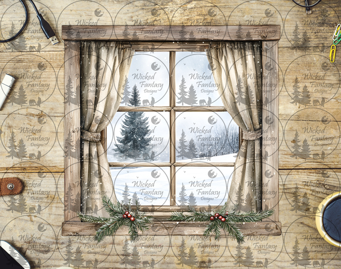 UVDTF Snowy Winter View