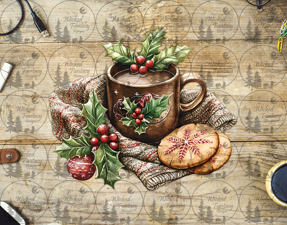 UVDTF Cookies Hot Cocoa and Holly