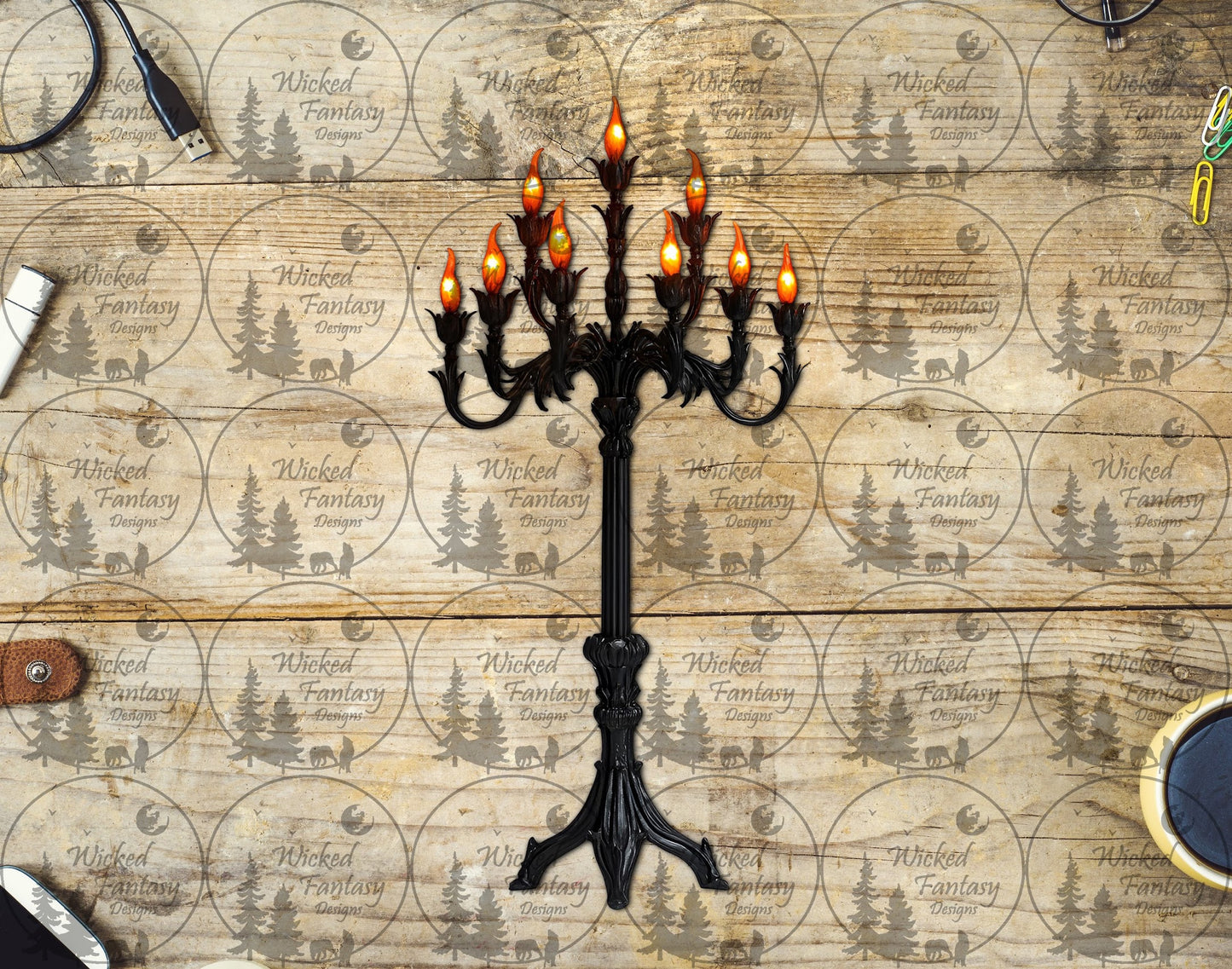 UVDTF Candelabra Stand
