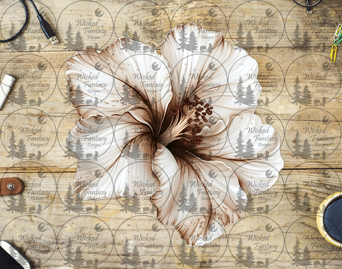 UVDTF Ivory Hibiscus
