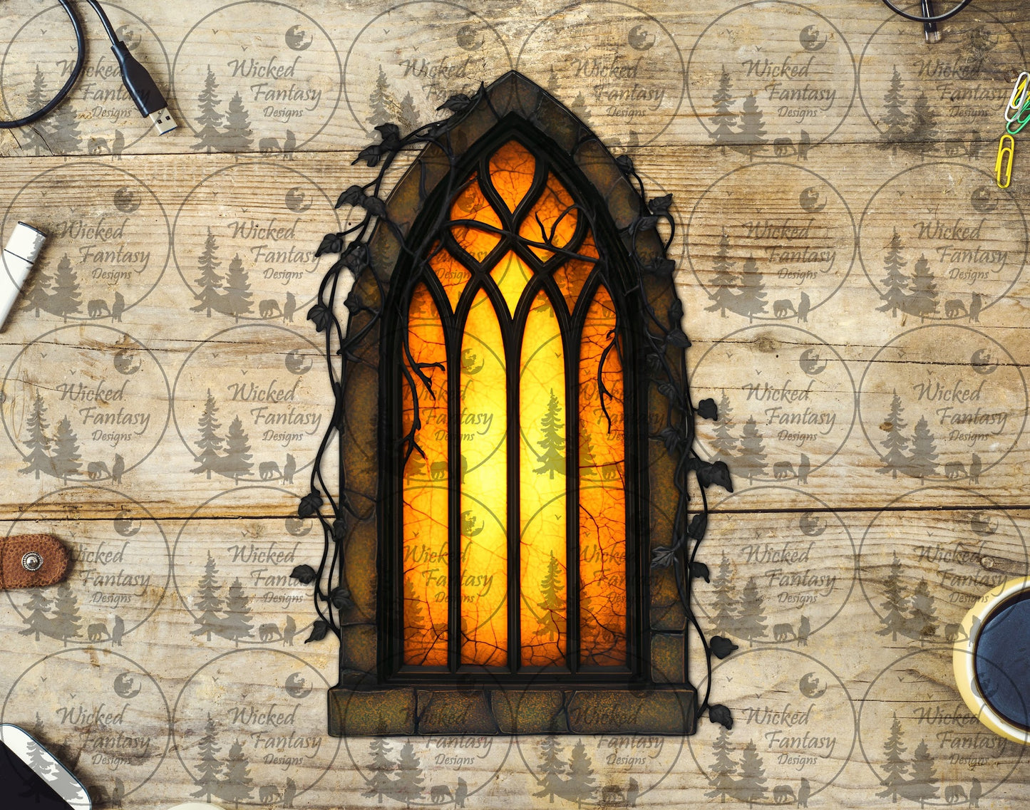 UVDTF Glowing Window