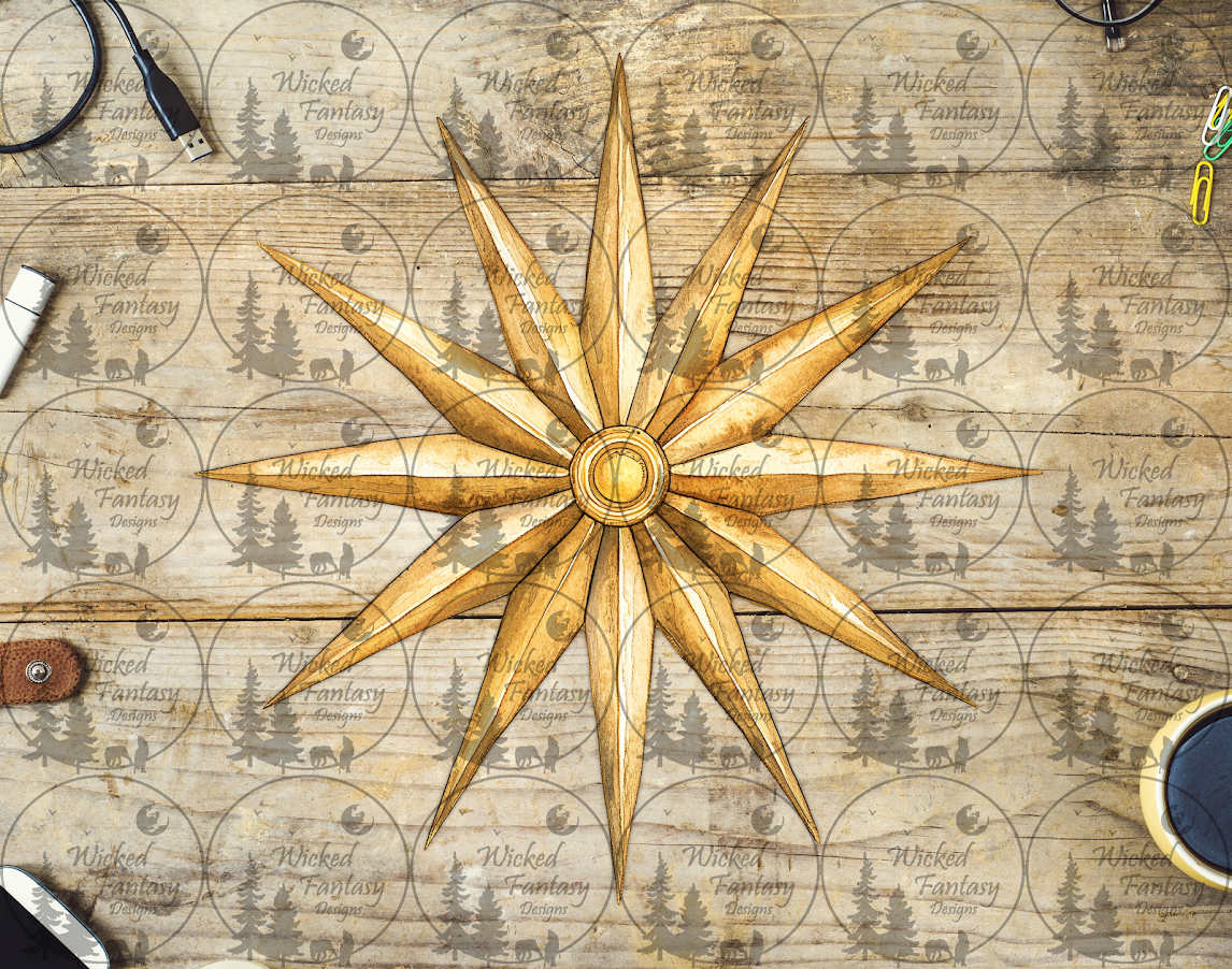 UVDTF Twelve Pointed Star