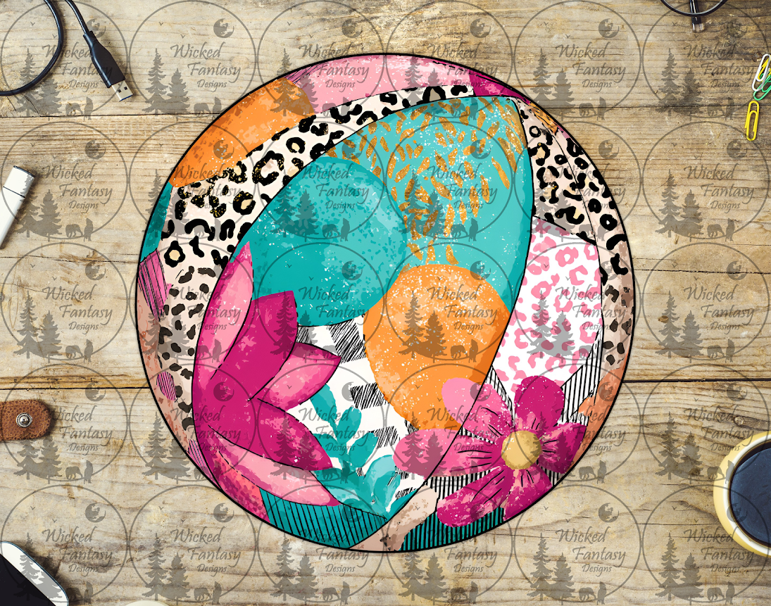 UVDTF Patchwork Beach Ball