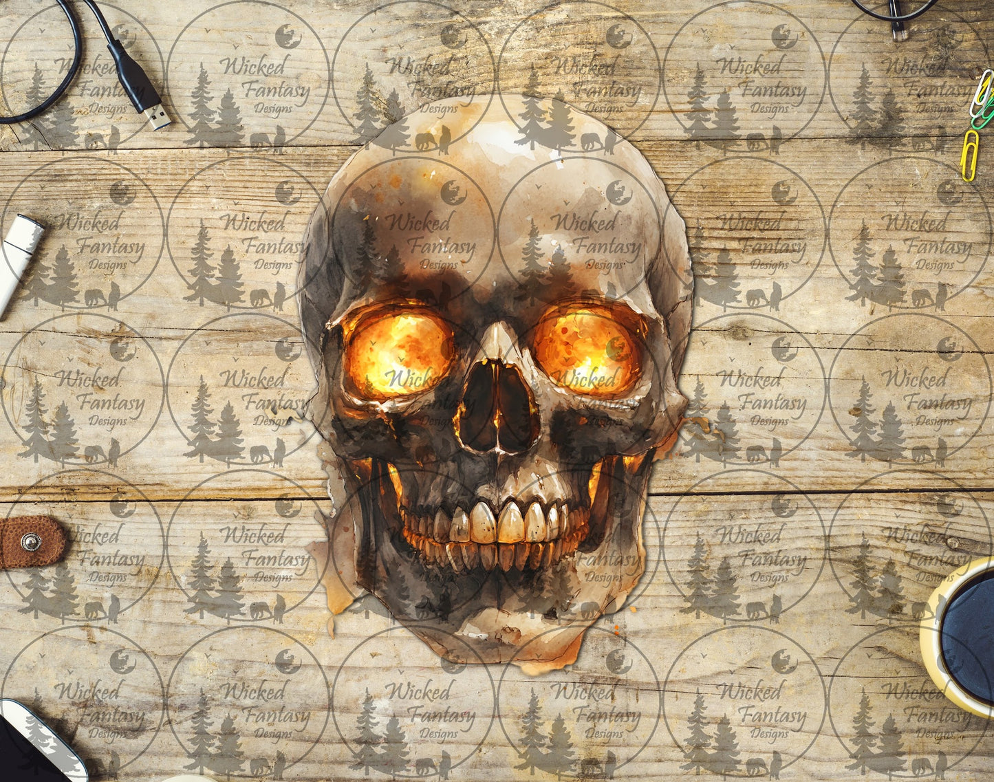 UVDTF Glowing Skull