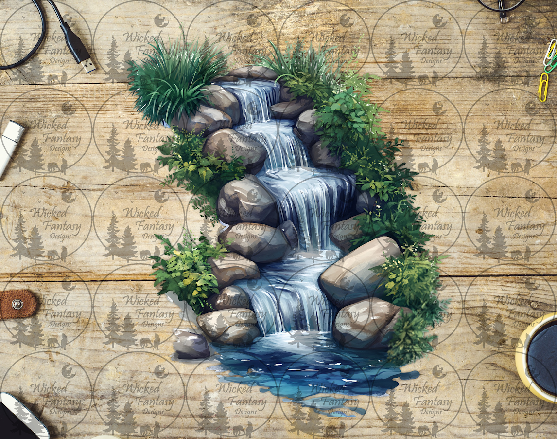 UVDTF Rock Waterfall