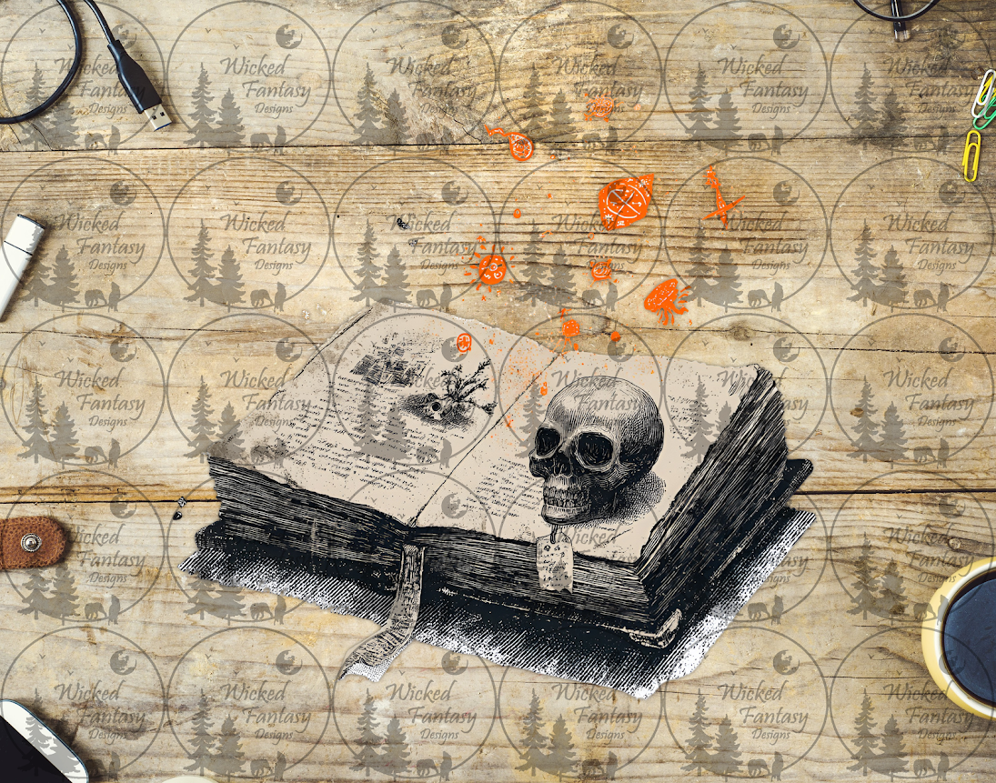 UVDTF Spell Book Skull