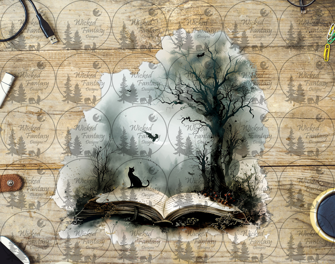 UVDTF Spooky Forest with Book