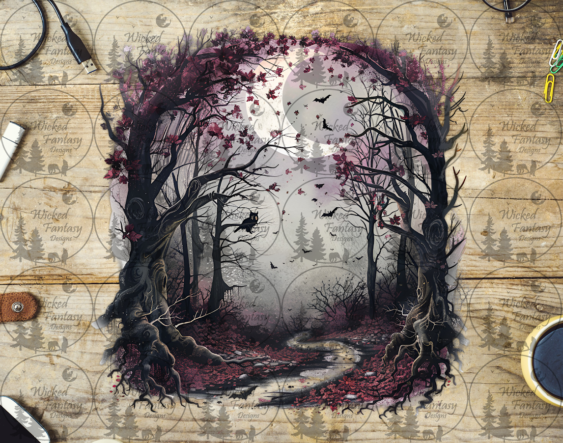 UVDTF Spooky Autumn Forest