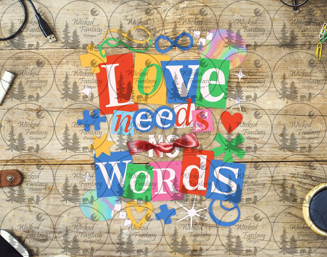 UVDTF Love Needs No Words Autism