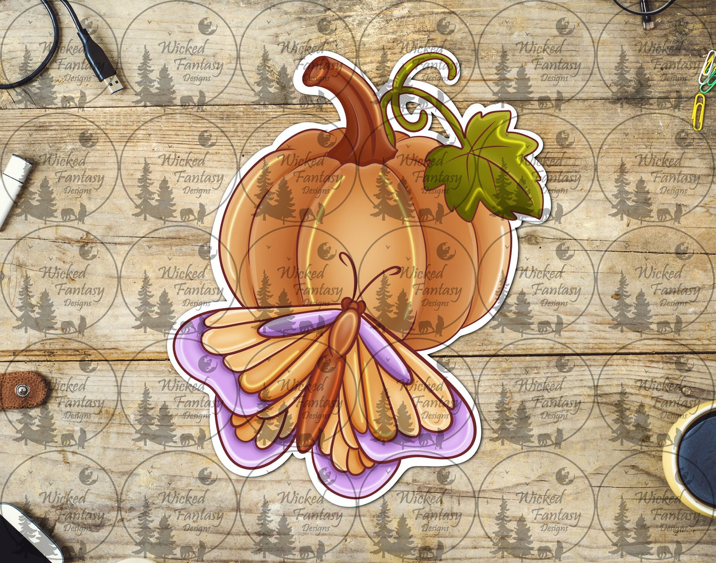 UVDTF Pumpkin and Moth