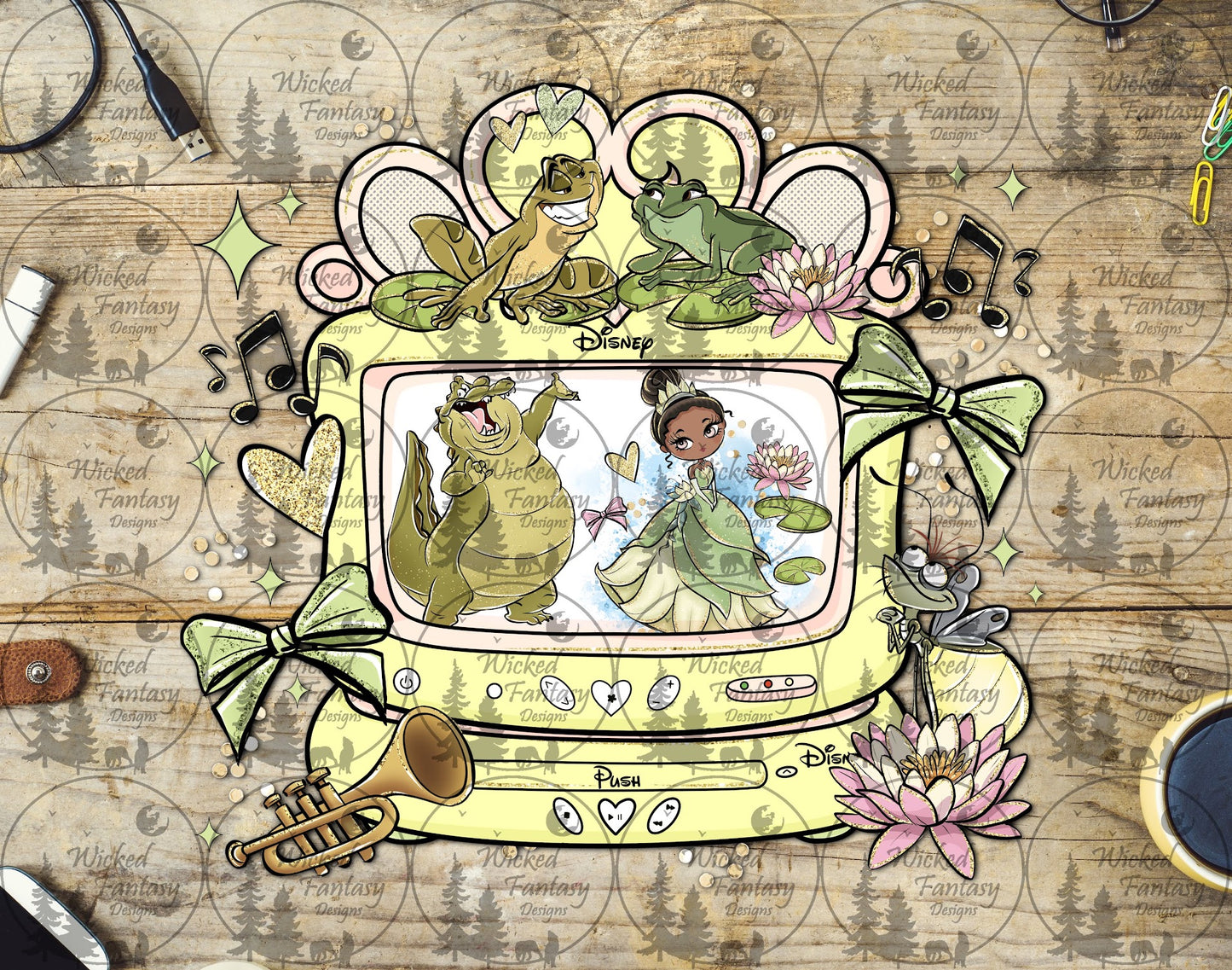 UVDTF Bayou Frogs