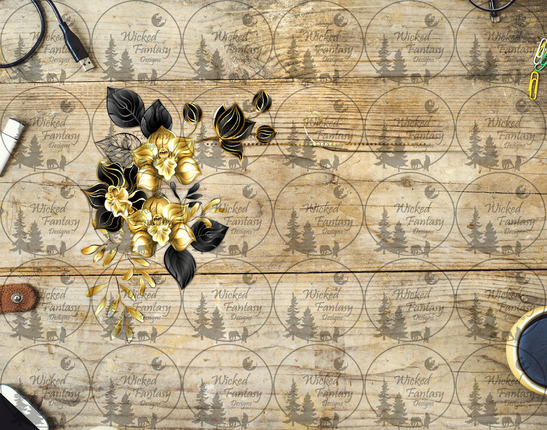 UVDTF Golden Orchids