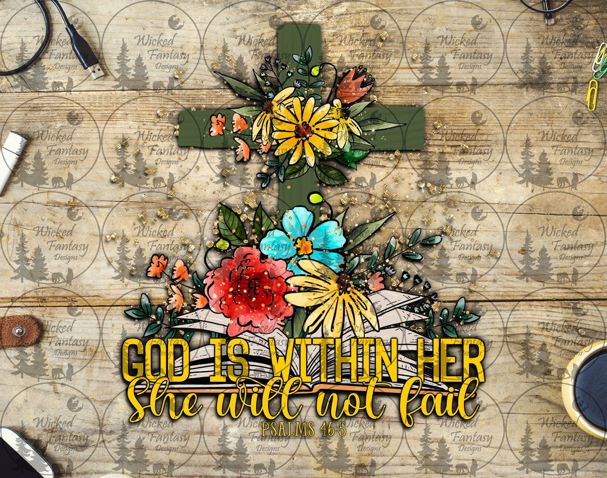UVDTF God is Within Her She will not Fail
