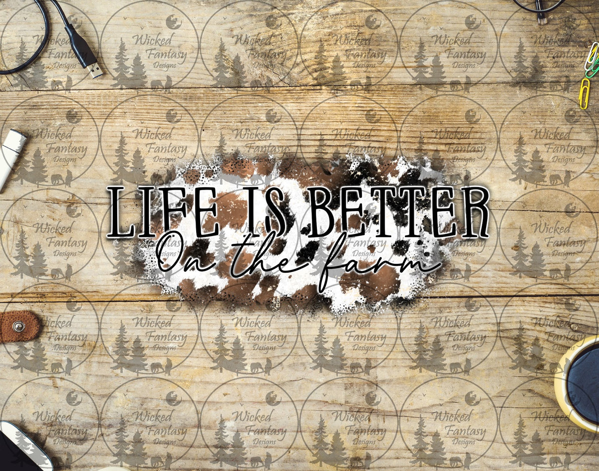 UVDTF Life is Better on the Farm 16oz 40oz