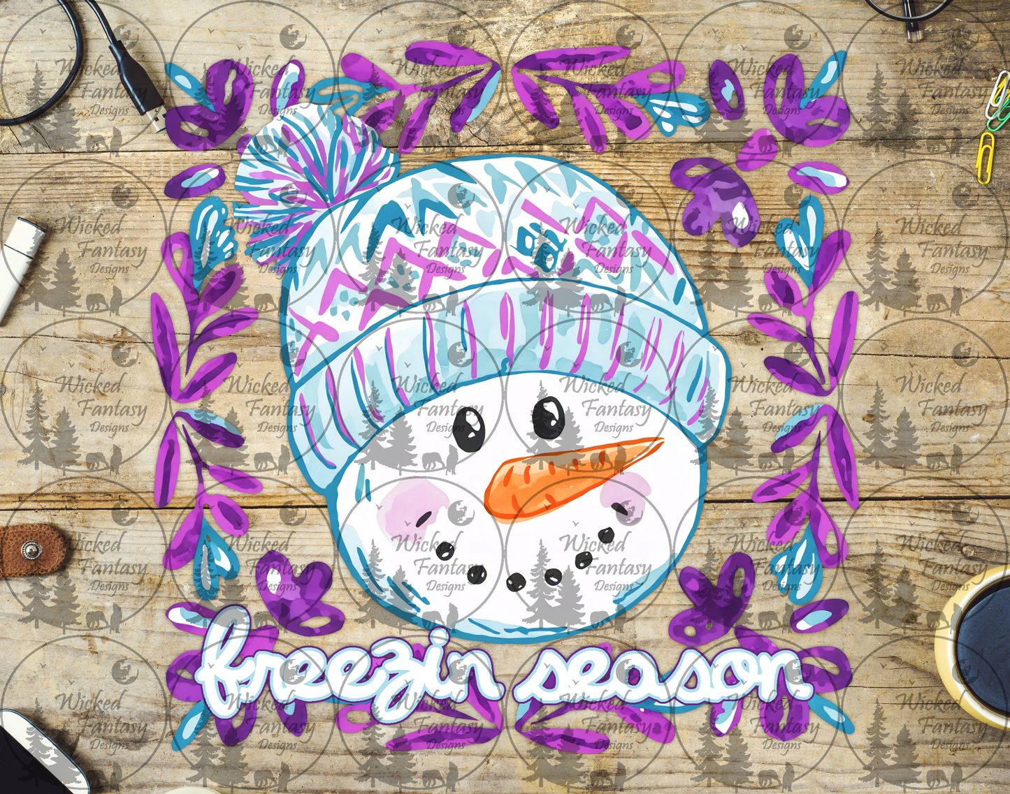 UVDTF Freezin Season Pastel Snowman