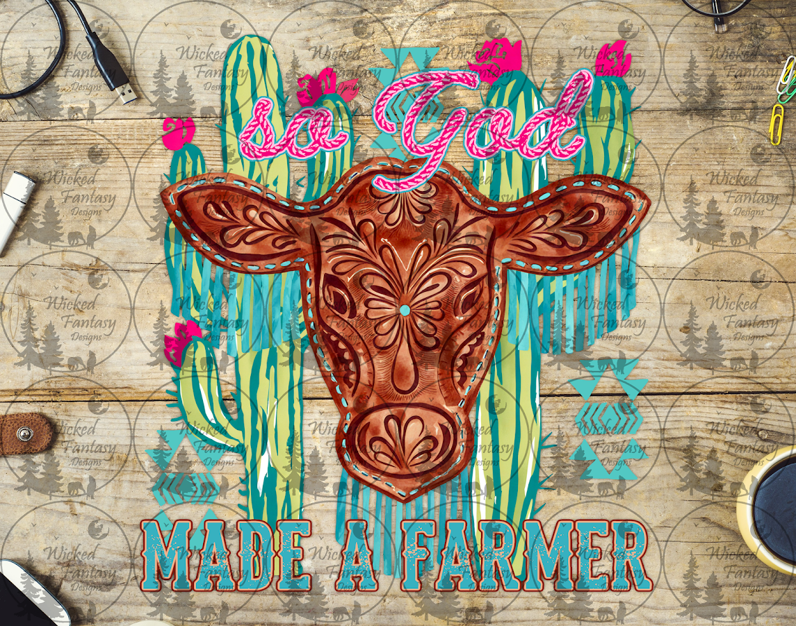 UVDTF So God Made a Farmer